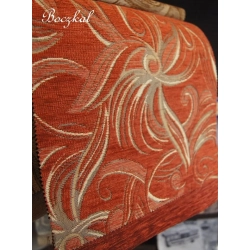 Tkanina szenil ceglasta czerwień